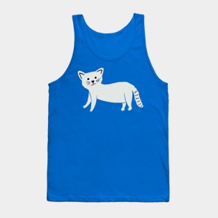 Little Cat, Teal Tank Top